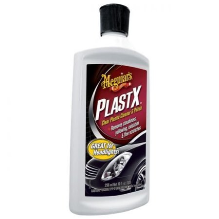 MEGUIARS WAX Use To Restore Optical Clarity To Rigid and Flexible Clear Plastics, 10 Ounce Bottle, Single G12310